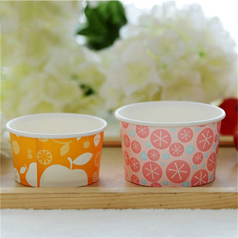 cheap wholesale rectangle food paper container for fruit salad
