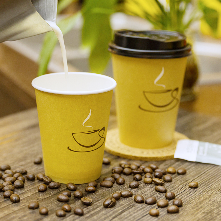 Custom Hot Coffee Insulated Single Wall Paper Cup