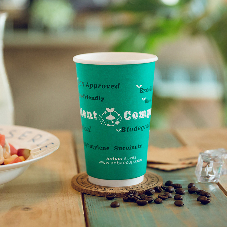 Custom Logo Disposable PE Coated Recycled Coffee Hot Bulk Paper Cup