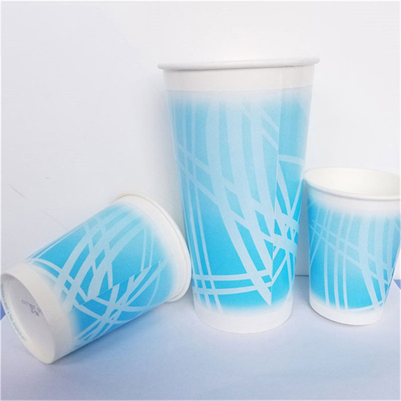 Cheap factory Printed Paper Cold Cups Wholesale