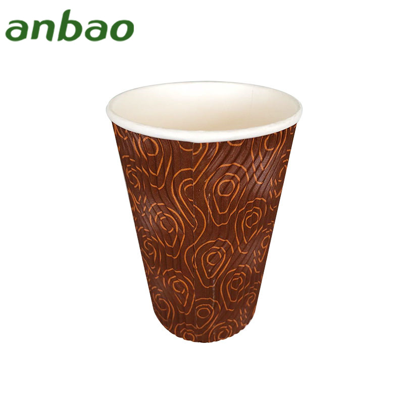 quality and quantity assured fan ripple wall paper cup