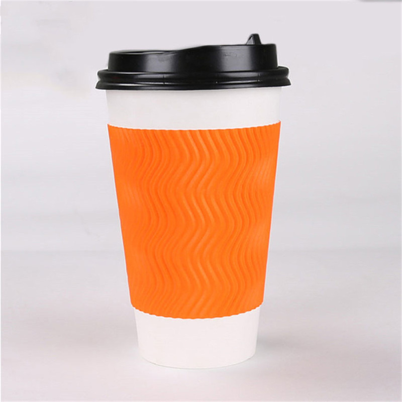 Ripple Cup, Ripple Paper coffee Cup, Vertical Ripple Wall Paper Cup