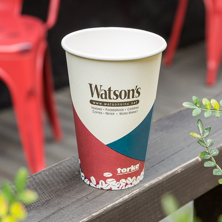 Takeaway Custom Logo Biodegradable Single Wall Coffee Cup