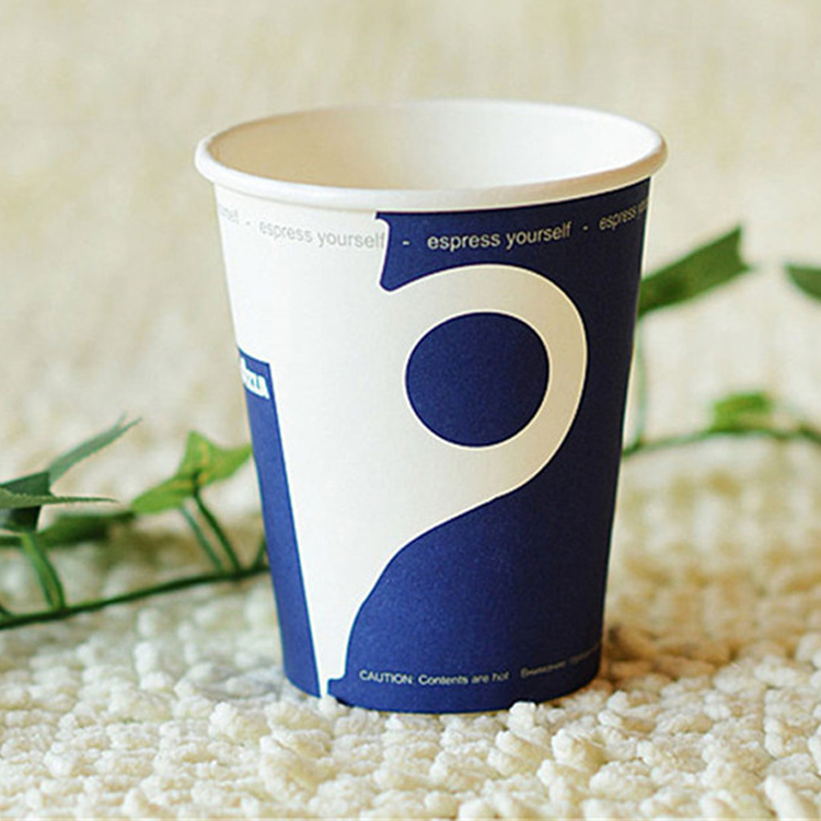 Customized Printed Insulated Disposable Takeout 12oz Paper Coffee Cups With Lids And Sleeves For Hot Drink
