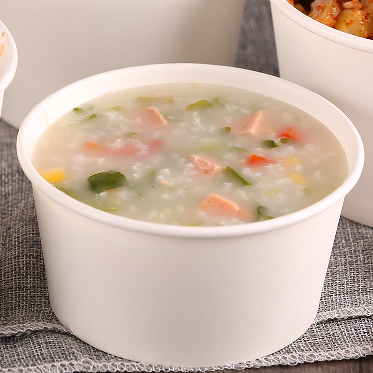 Hot Insulated Custom Printed Soup Bowl Paper Cup