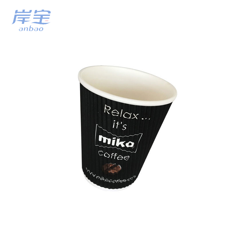 convenient to carry custom printed takeaway coffee cups hot chips takeaway coffee paper cup and lids