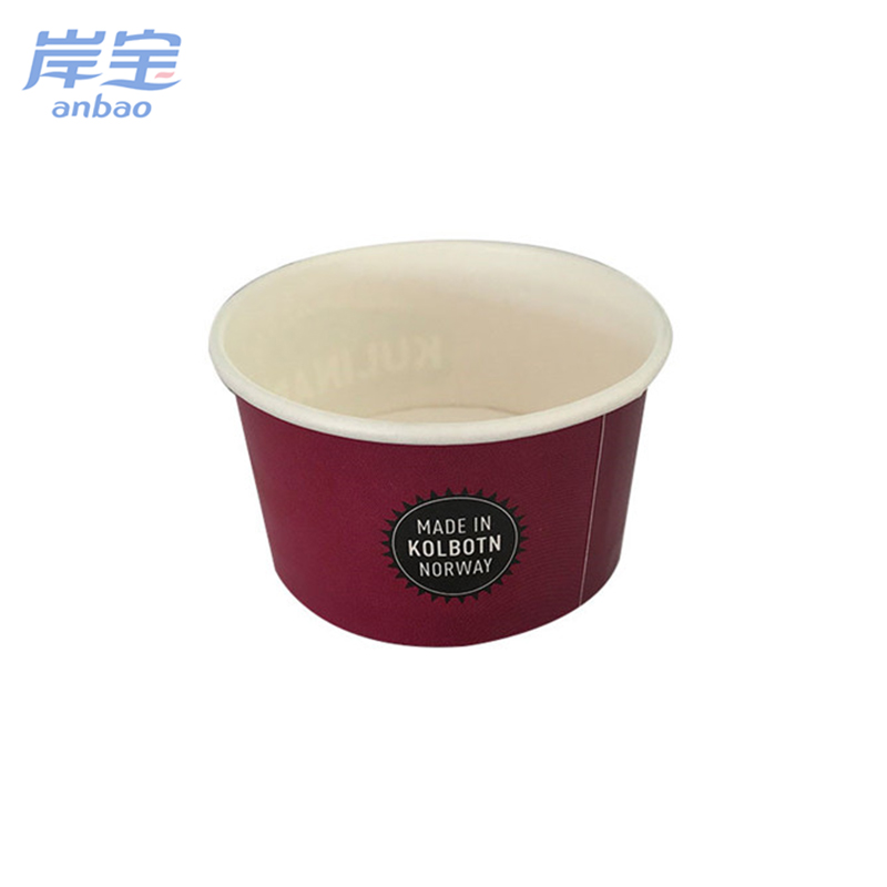 carton 3 oz 4oz 5 oz 150ml 500ml ice cream cups with lid