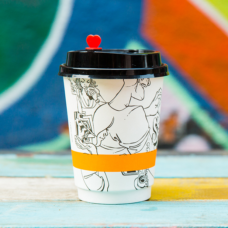 Patented Double Wall Customized Printed Small Paper Cups