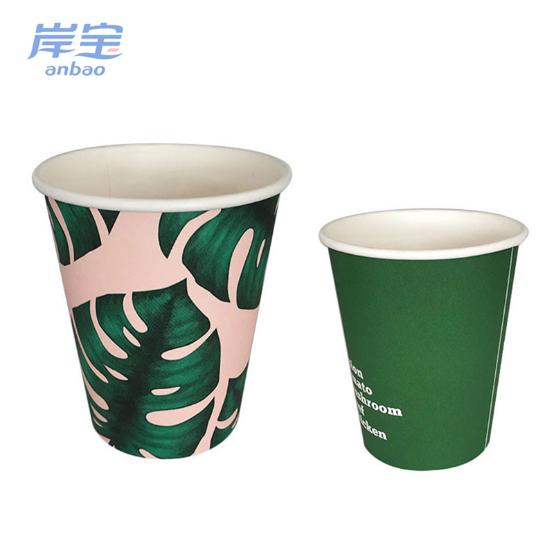 hot selling cute disposable cups paper cup takeaway with lids