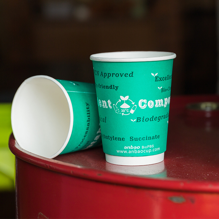 High Quality BioPBS Compostable paper cups wholesale