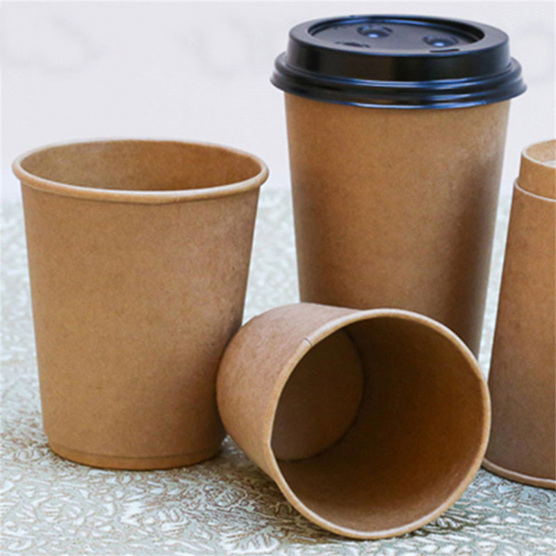 cheap wholesale convenient dexterous kraft personalised takeaway coffee cups