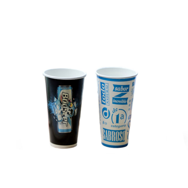 Custom Printed Colorful Cold Soda Drink Paper Cup