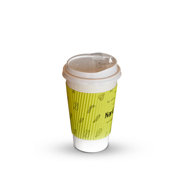 Customized Printed Corrugated Eco Friendly Roll Ripple Paper Cup