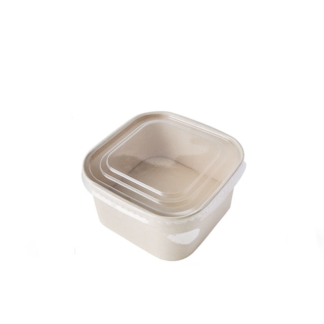 cheap wholesale rectangle food paper container for fruit salad