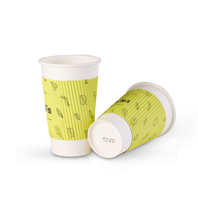 Single Wall Thermal Ripple Wall Coffee Paper Cup